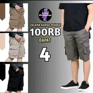 paket 4 celana pendek cargo distro premium pria Dewasa Nyaman Keren Shorts casual regular