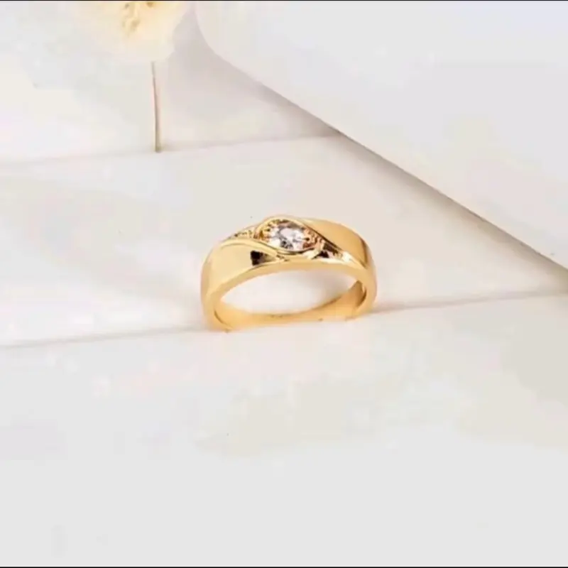 Cincin Emas Permata Satu - Model Terbaru 1