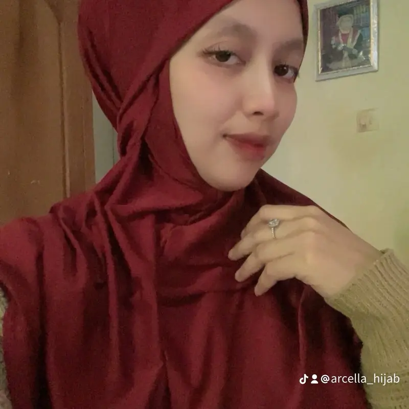 Bergo tali Malaysia/bergo tali malay Jilbab Lembut kerudung inara Nyaman Muslim 3