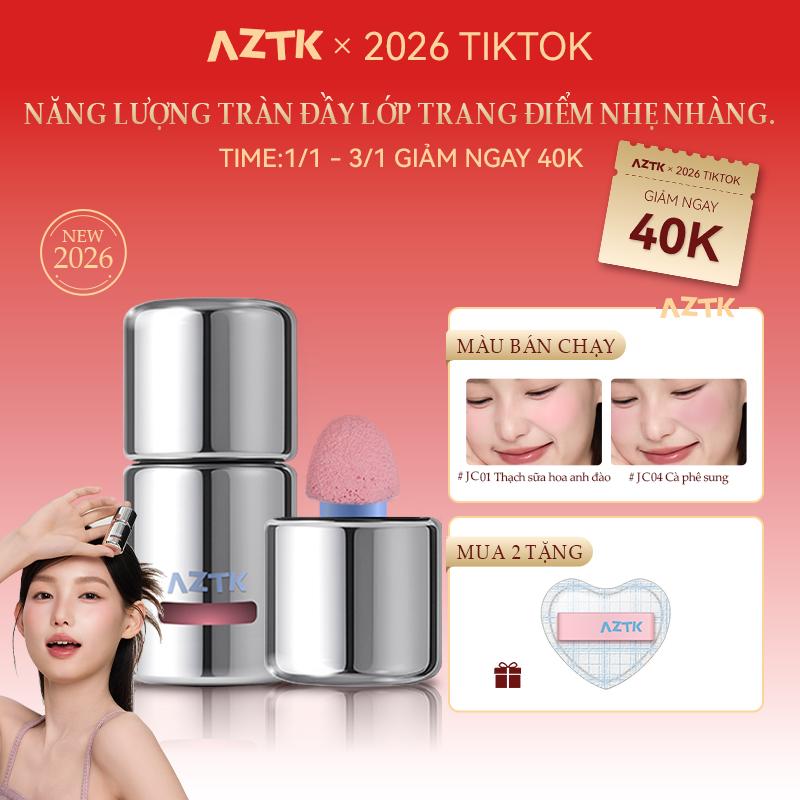 【AZTK Má hồng lỏng AZTK Hiệu Ứng Làm Sáng Da Kết Cấu Lì Màu Nude Tạo Không Khí Thanh Lịch Và Tinh Tế Tăng Cường Da Bao Gồm 5%