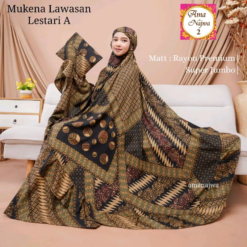mukena lawasan matt rayon premium super jumbo 2