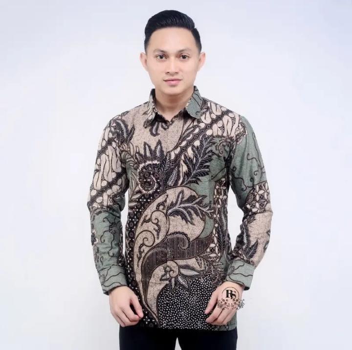 Product Introduction of KEMEJA BATIK LENGAN PANJANG READY JUMBO BATIK ATASAN PRIA BATIK KANTOR BATIK SERAGAM 19