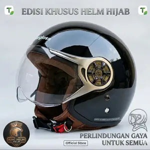 Helm Cargloss Hijab Premium/Helm Dewasa dan Remaja/ Kekinian/SNI