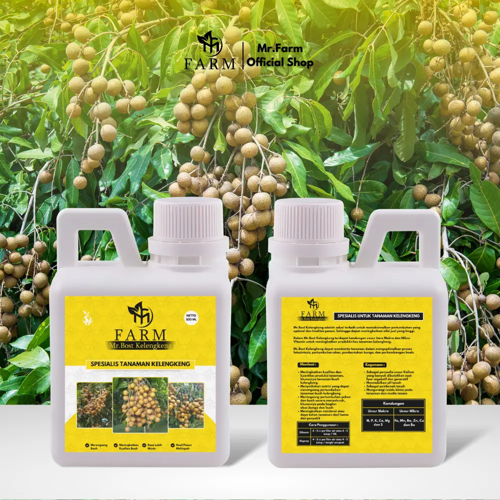 [BISA COD] Formula/ Nutrisi Tanaman Khusus Kelengkeng - Mr.Bost Kelengkeng 500ml