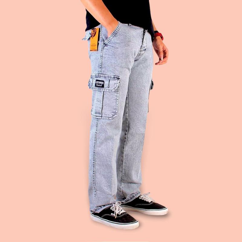 Product Introduction of Celana Cargo Jeans Panjang Slim Fit Stretch Original Leevash Premium Distro Quality Hype Realpict 5