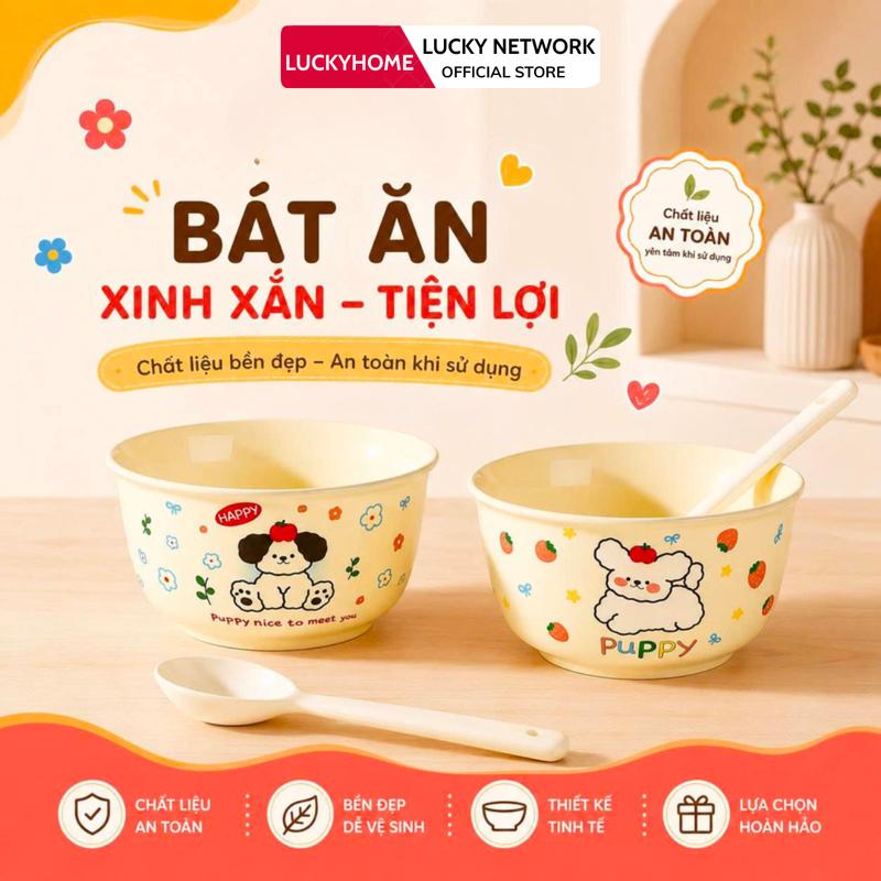 Set Bát Sứ Chuột Cabybara 4 Món, Set 2 Bát Ăn Cơm Bằng Sứ Hình Con Bò Sữa Cute…
