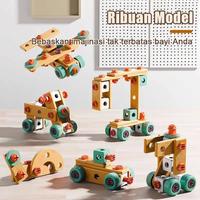 Gambar YUNLEO.TOY Mainan Tool Box AlatPerbaikan Bor Listrik Simulasi Pembongkarandan perakitan sekrup Kreatif DIY MainanEdukasi - 124pcs dari YUNLEO.TOY Kota Bekasi 5 Tokopedia