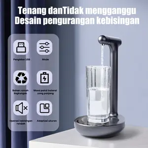 COD Pompa Galon Elektrik Praktis / Pompa Galon Tatakan Dudukan Bisa Di Recharge / Portable Dispenser Pompa Air Galon Listrik,Otomatis Pengisian USB,2 in 1 Electric 2 Mode