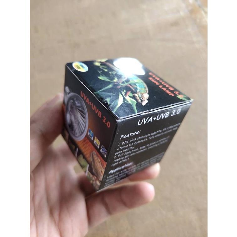 [COD] Reptilove UVA & UVB 2-in-1 | 25 & 50 Watt | Lampu Kura Sulcata Iguana Aldabra Reptil Lampu Reptil Murah Lampu Burung | Halogen UVB 5