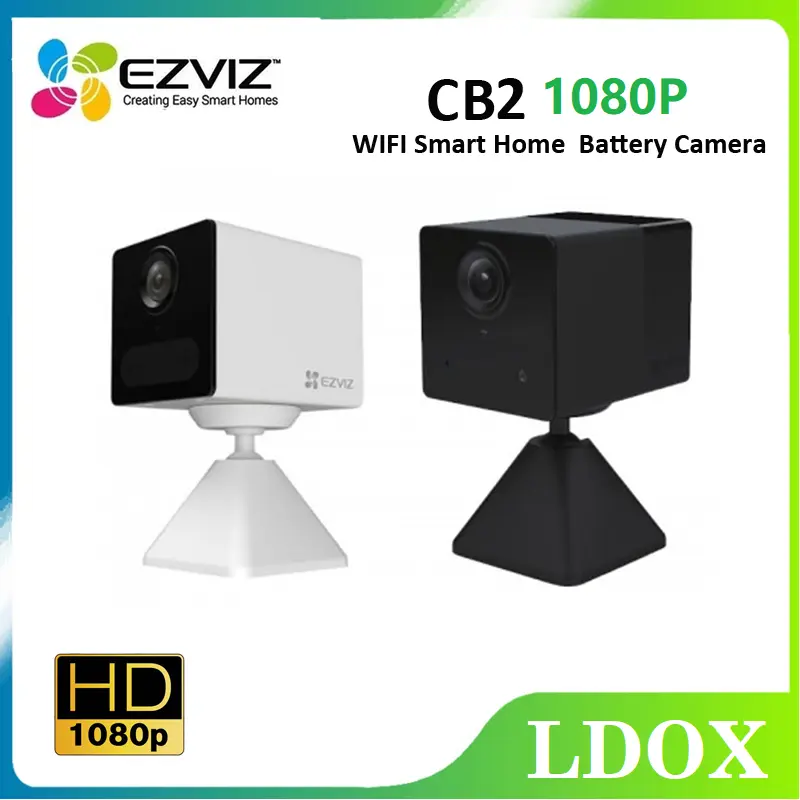EZVIZ CB2 1080P Mini Palm-Sized Camera Wi-Fi Smart Home Indoor Battery Camera , Smart Human Detection , 2-Way Talk , Rechargeable Battery , Magnetic Base