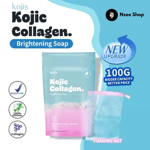 KOJIS Kojic Collagen Brightening Soap Sabun Mandi Pemutih Wajah & Badan 100G Melembutkan Memutihkan & Mencerahkan Kulit BPOM NA18231203490
