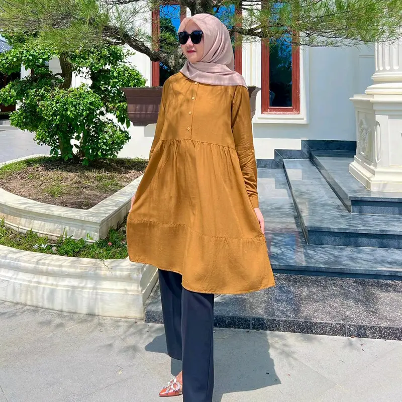 promo..!! tunik simple polos  busui 3