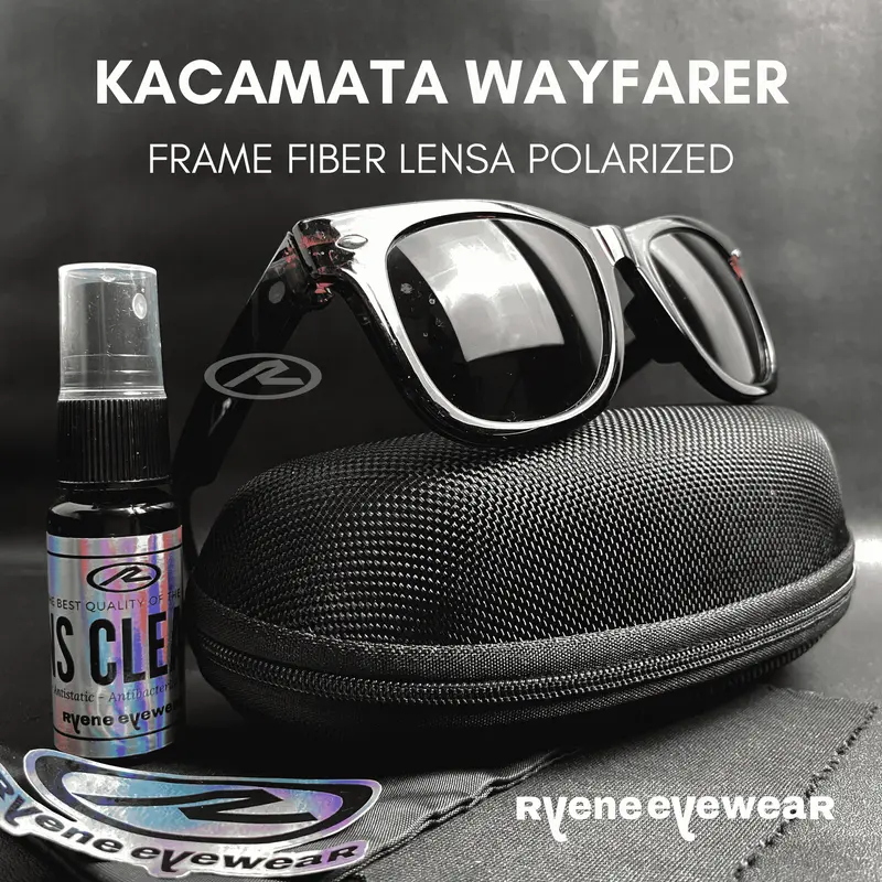 KACAMATA WARFARRER MIRING FRAME POLARIZED LENSA UV 400 ANTI SILAU - GANTI LENSA COSTUME - EYEWEAR, GLASSES 2