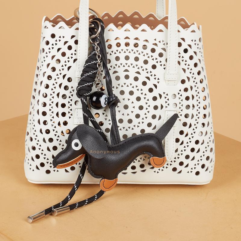 Anonymous Puppies Charm With Macrame Strap No Brand (Gantungan Tas) 0