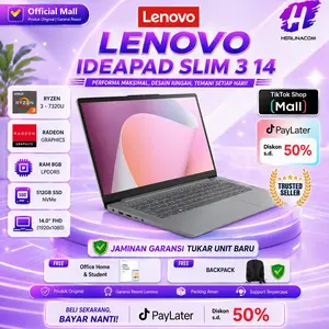 Laptop Lenovo IdeaPad Slim 3 14 Ryzen 3 7320U Ram 8Gb 512Gb Win 11 + Office Ohs 14.0 Full HD