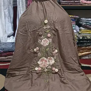 Mukena Terusan Bahan Rayon Bordir tile cantik bagian punggung