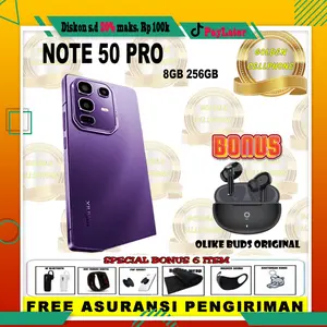 (PROMO LIVE) INFINIX NOTE 50 PRO 8/256 FREE WIRELESS CHARGING GARANSI RESMI