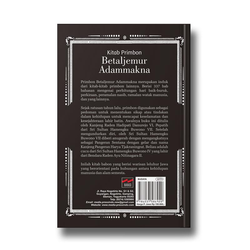 Kitab Primbon Betaljemur Adammakna - Kanjeng Pangeran Harya Tjakraningrat 2