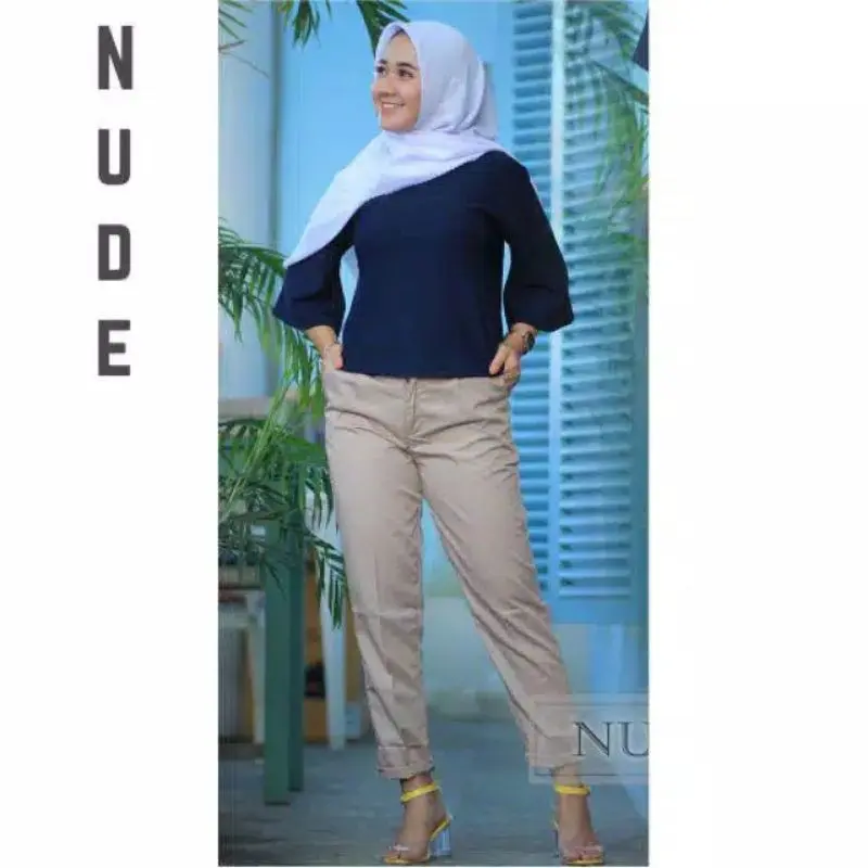 BAGGY PANTS JUMBO XXL, 4L , 5L , AMERICAN DRILL / OFFICE PANTS / CELANA KERJA WANITA Panjang Kantor 4