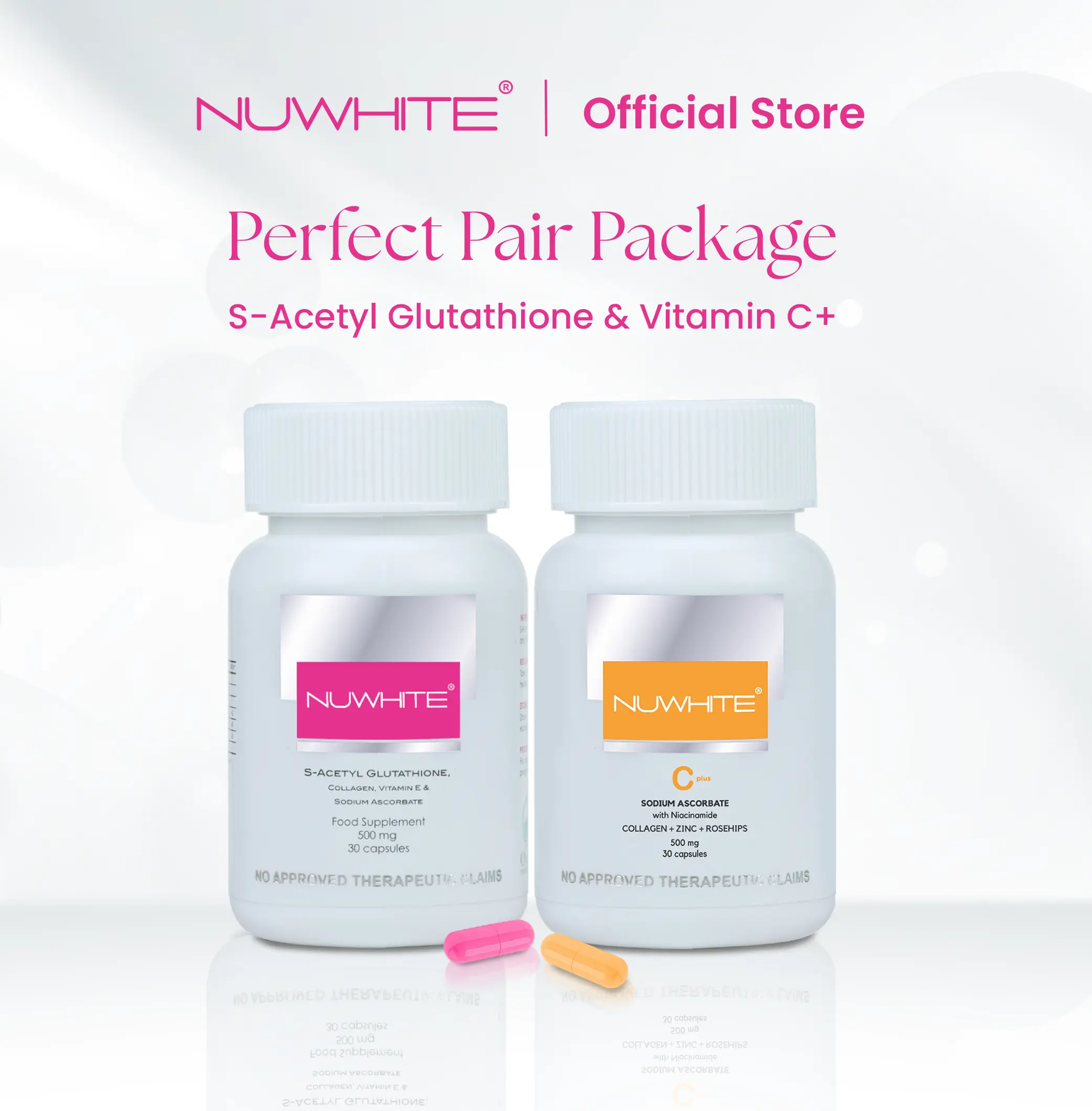 NUWHITE Perfect Pair Package- The powerful DUO - TikTok Shop Philippines NUWHITE Perfect Pair Package- The powerful DUO - TikTok Shop Philippines