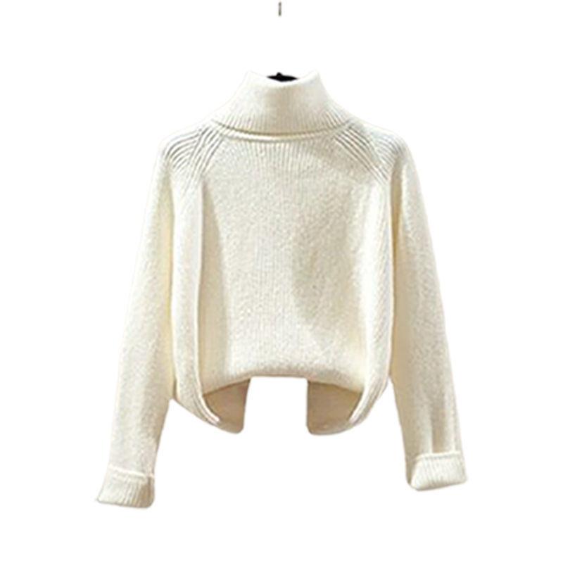 Product Introduction of Oversized Fat Sister Autumn Set for Women 2023 New Knitted Sweater Sweater for Women Slim Slim Drop Dress Two Piece Set 6