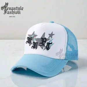 Skena Style Topi Jaring Kalcer Biru Keren Viral Topi Trucker Distro Gaul Kece