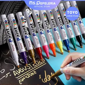 Spidol Ban Mobil Motor TOYO/ban paint Permanent Marker -Ms.Pepeleria pulpen  murah