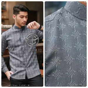 ISTAQIM- Kemko Bahrain Kemeja pria koko Sultan baju taqwa muslim terbaru bahan jaguard trend