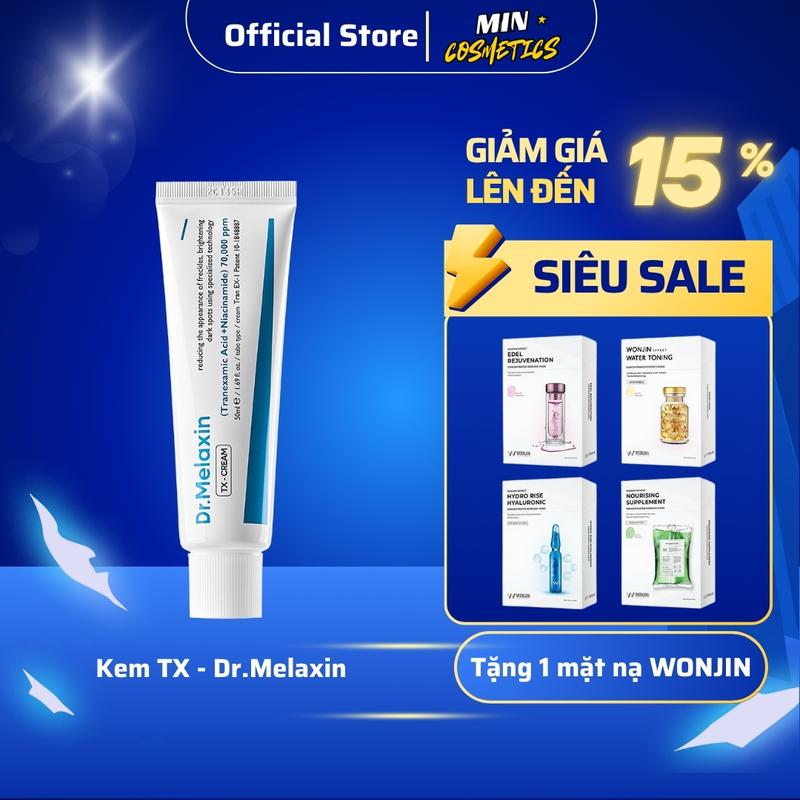 Dr. Melaxin - Kem nám TX hỗ trợ mờ thâm, dưỡng trắng da 50gr ( kèm quà tặng )