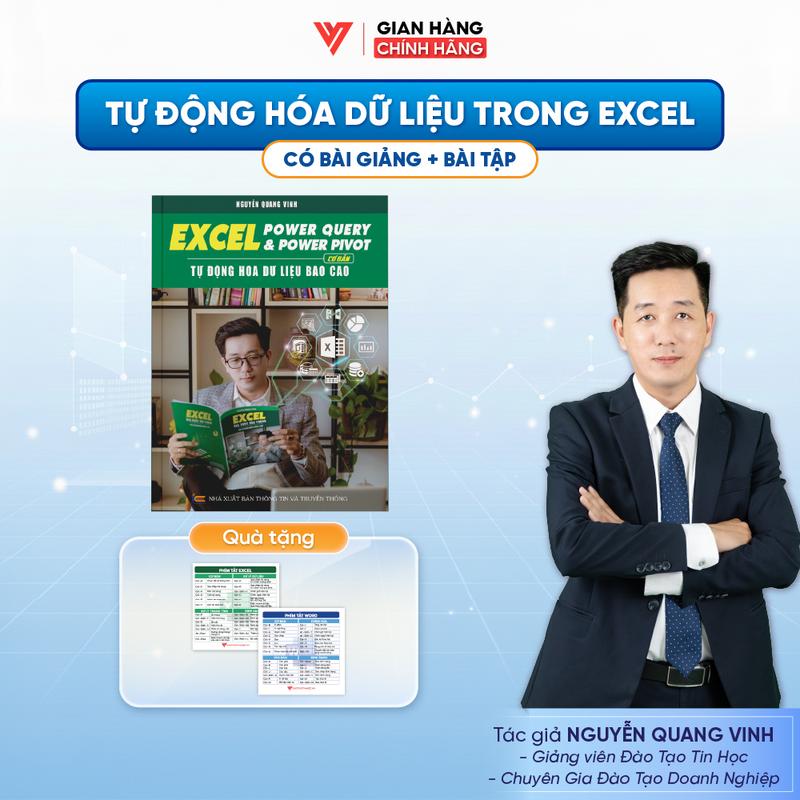Sách Excel Power Query & Power Pivot Cơ Bản - Tự Động Hóa Dữ Liệu Báo Cáo - D04