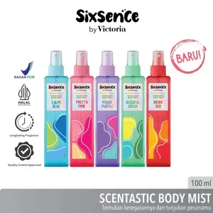 SixSence by Victoria Scentastic Body Mist 100ml - Parfum Tubuh dengan Aroma Tahan Lama
