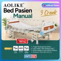 Gambar AOLIKE - Bed Pasien | Hospital Bed | Ranjang Pasien - 2 Crank, Matras Biasa dari INTI MEDIKA STORE Kota Bandung 3 Tokopedia