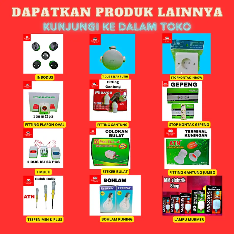 Kabel Fitting Lampu Aki DC/AC ATN Terbaru 4