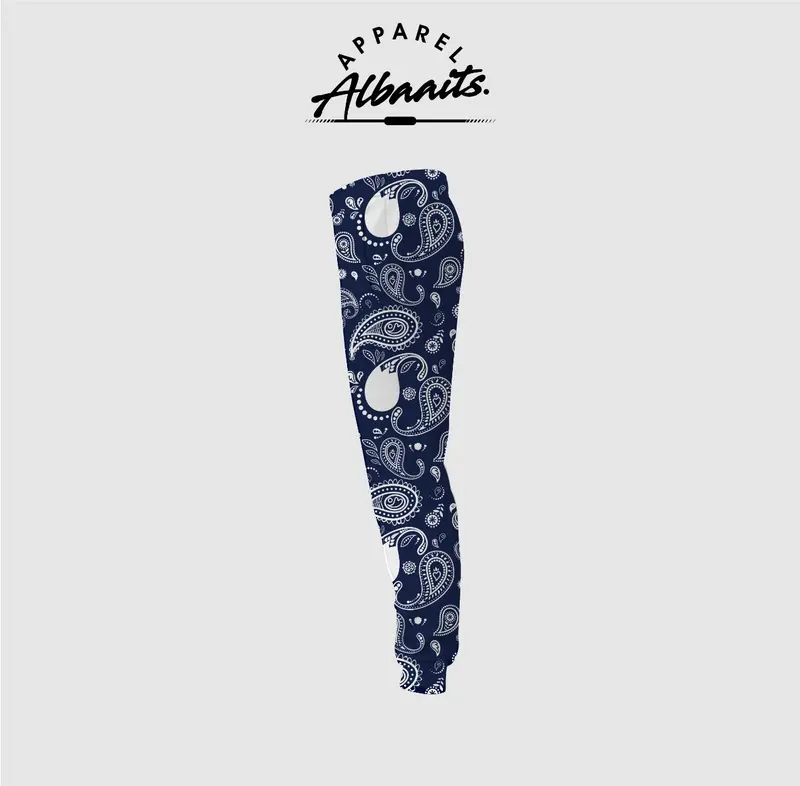 Celana Joger Sweatpants Bandana Paisley Printing Motif 3 2