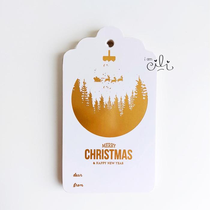 Gambar (HTXMAS041) tag ucapan natal / christmas BALL (ADA LOBANG) dari i am CiLi Kota Tangerang Tokopedia