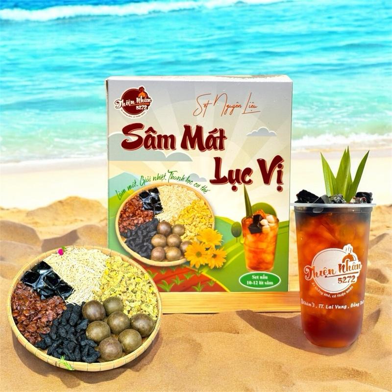 DEAL SỐC 3h Sâm Mát Lục Vị - Set Nguyên Liệu Nấu Từ 10-12 Lít Sâm Mát Lục Vị Shop Thiện Nhân 5272 Tặng thêm 1 Set Cùng Loại