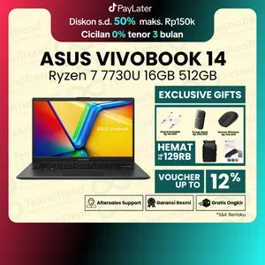 Laptop Asus Vivobook 14 M1405YA Ryzen 7-7730U DDR4 16GB SSD 512GB 14" W11 OHS