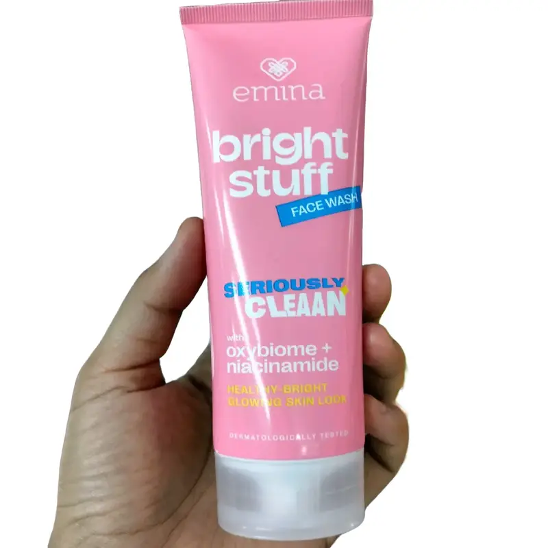 emina brightstuff face wash oxybiome 0