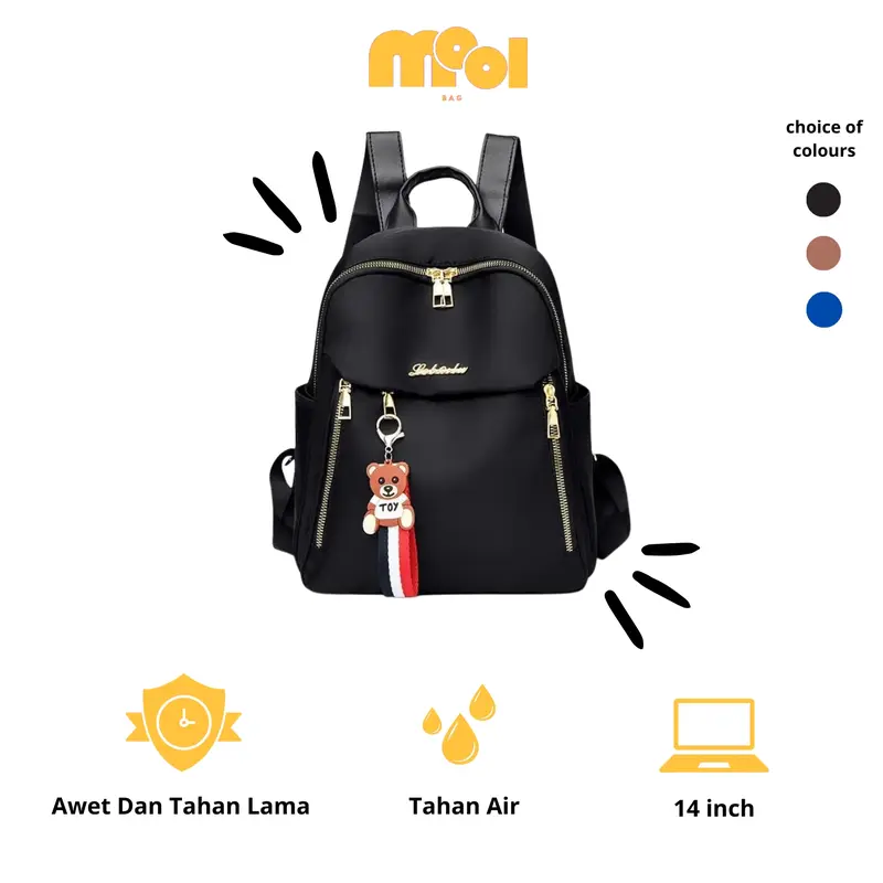 Tas Ransel Wanita Terbaru 2025 Tas Fashion Terkini Ransel Multifungsi Ransel Wanita Murah Ransel Backpack Sekolah 0
