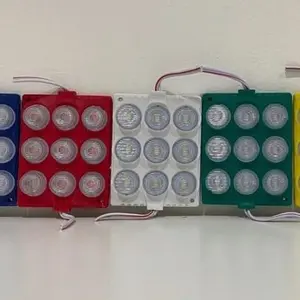 Lampu Variasi Bis Truk Fuso 3x3 LED Modul Kolong 24 Volt 9 Mata Besar  24V - Car