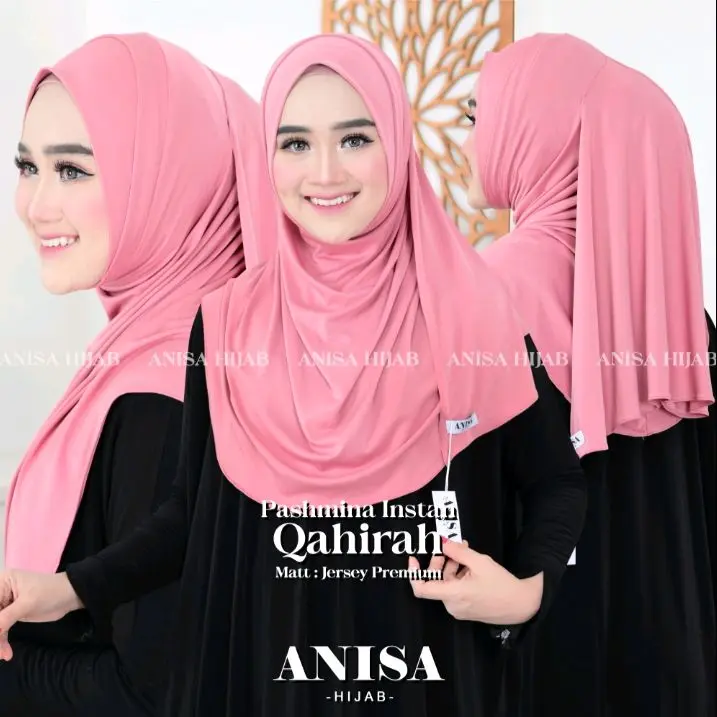 PASHMINA INSTAN QAHIRAH BY ANISA/ PASHMINA INSTAN MALAY TERBARU 2