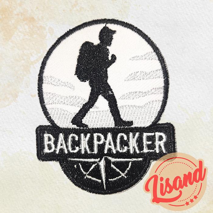 Gambar Patch Emblem Bordir Backpacker Indonesia - Backpacker dari Lisand Kota Bogor Tokopedia