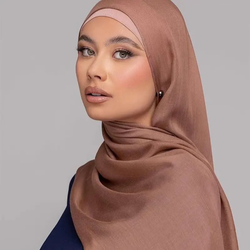 Hijab Pashmina Arabian Voal Viscose Voile -  Kerudung Muslim  Wanita