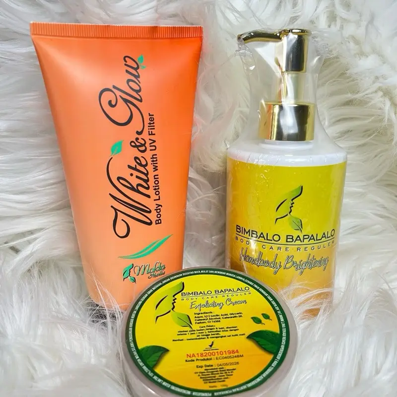 PROMO PAKET BUNDLING 1 LOTION REGULER + 1 BODY SUNSCREEN DAPET FREE PRODUK BIMBALO