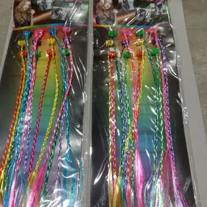 12pcs Rambut Kepang Warna-warni untuk Gaya Rambut Unik dan Menarik /  Hair
