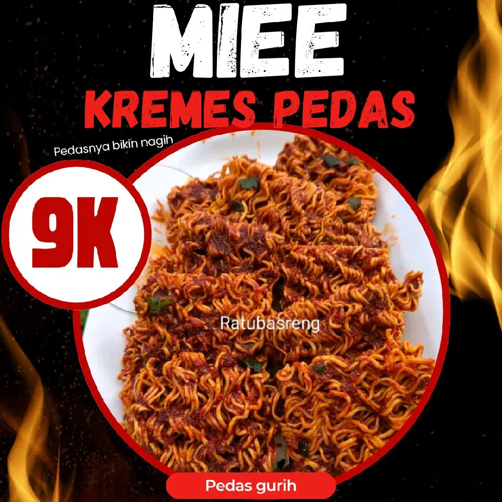 Seblak mie kremes pedas 200 gram