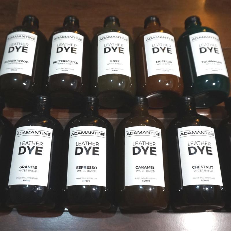 Adamantine Leather Dye , Pewarna Kulit , Cat Kulit , Water Based , Waterstain 7