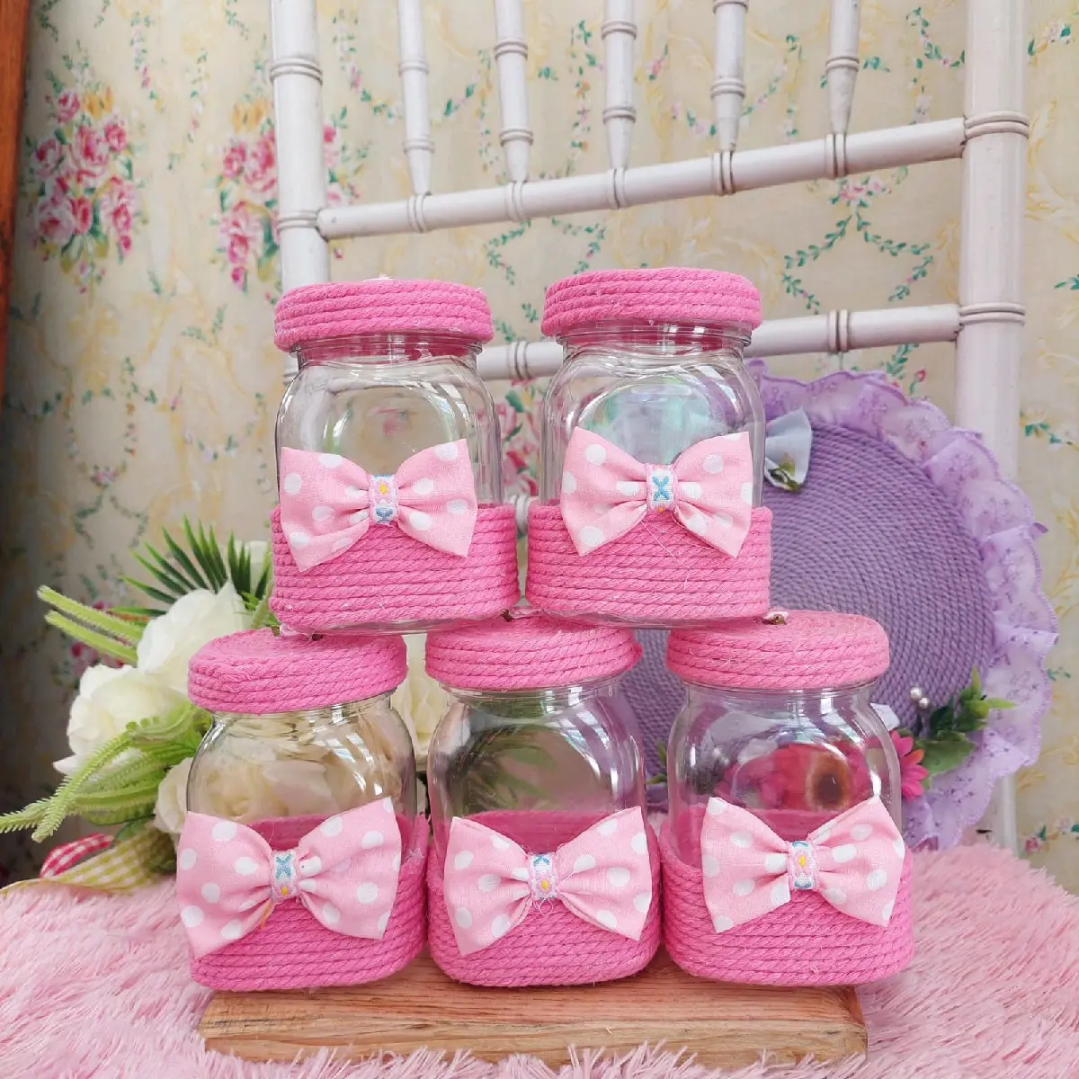 (B2) Tempat Bumbu, Toples Bumbu, Toples Lucu, Toples Shabby