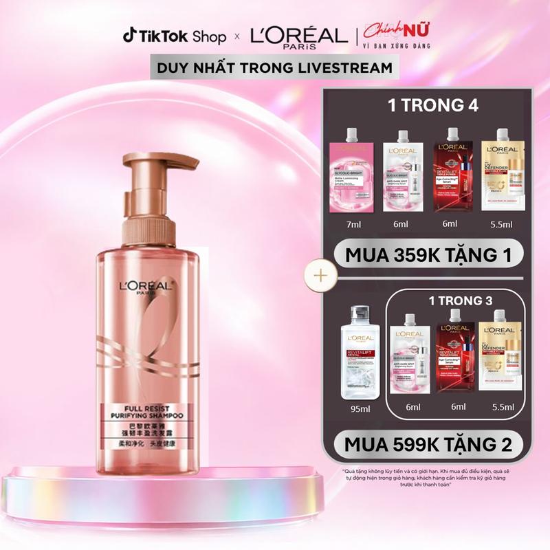 Bộ đôi dầu gội xả ngăn ngừa & giảm gãy rụng tóc, giúp tóc chắc khỏe hơn…