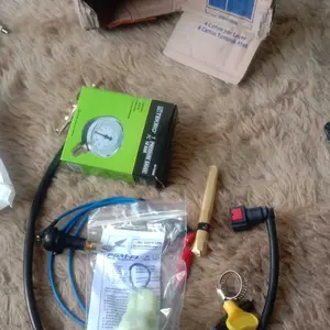 Paket Alat Ukur Tekanan Fuel Pump Tester Motor Injeksi Alat Pembersih Injektor Socket DLC Riset Injeksi untuk Semua Motor FI Bensin Motorcycle